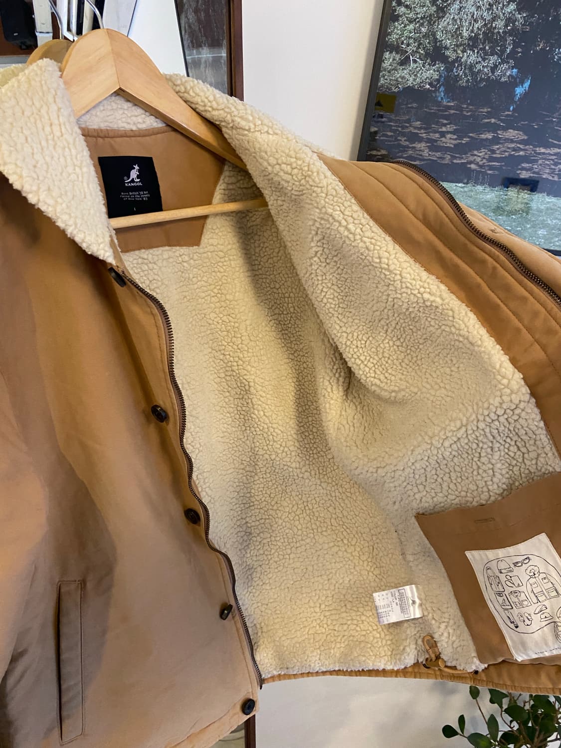 캉골 베이지 덱자켓 상품이미지4