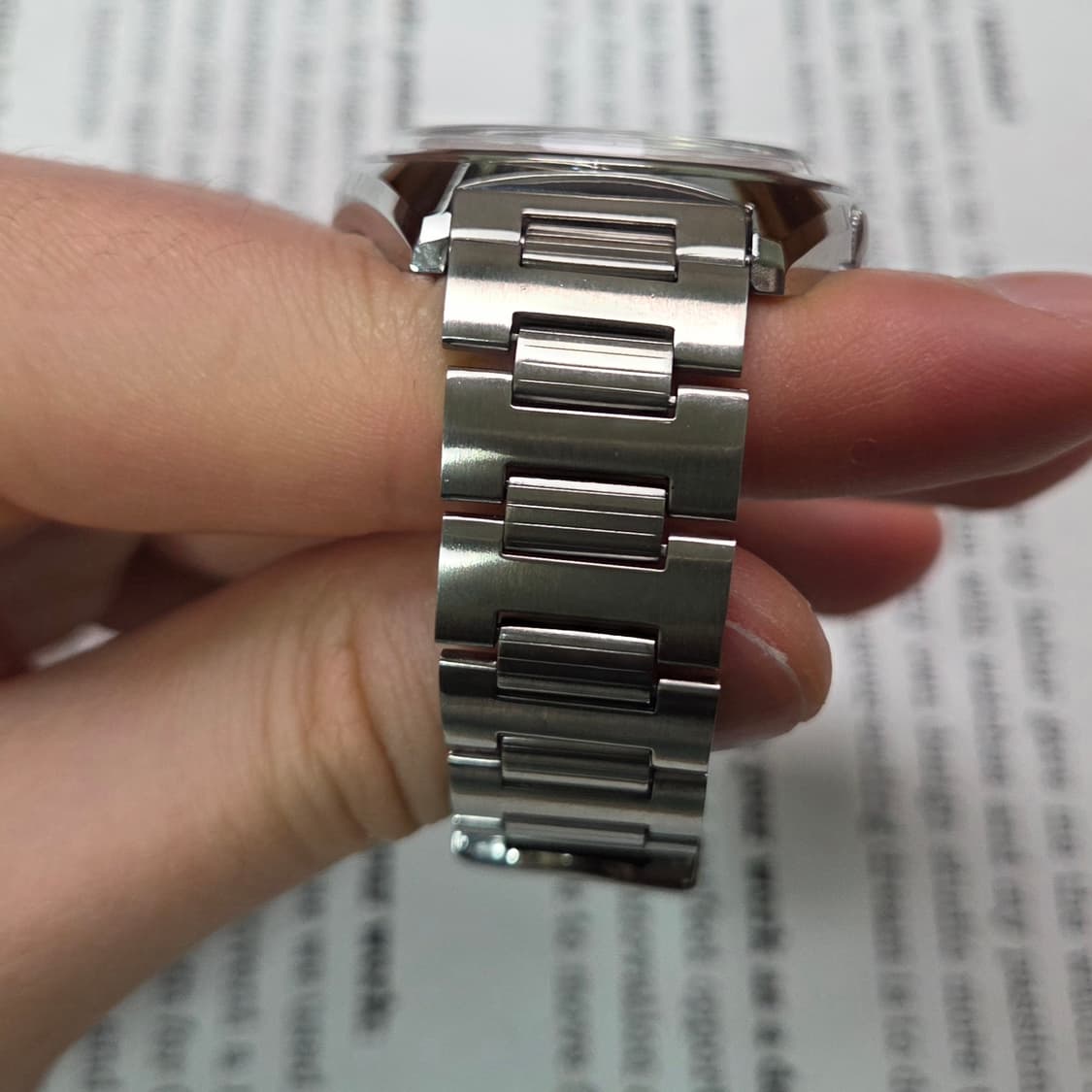 빈티지 세이코 액투스 한자 데이데이트 캔디핑크 7019 오토매틱 브레이슬 상품이미지5