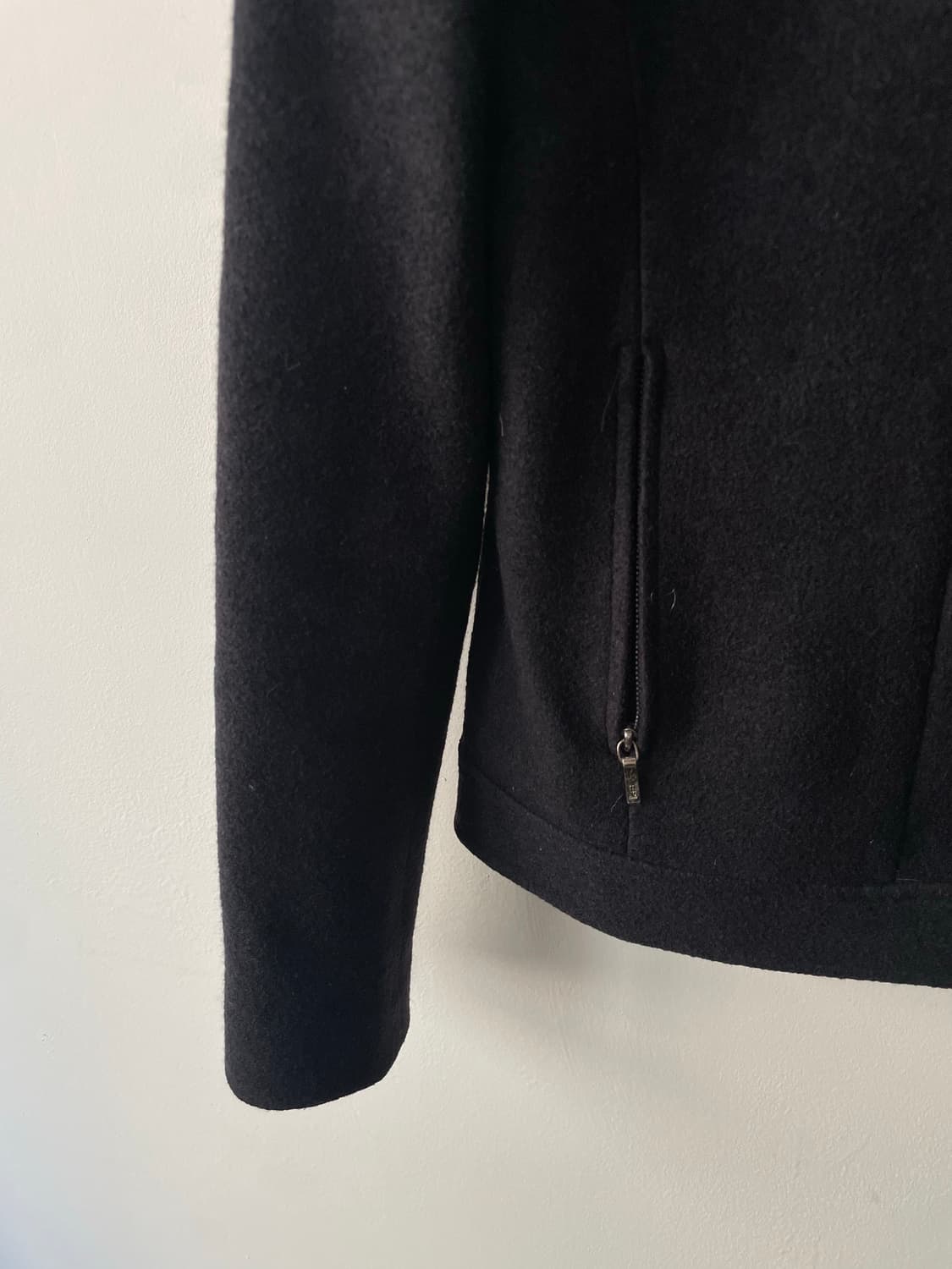 vintage high neck boucle wool jacket 상품이미지3