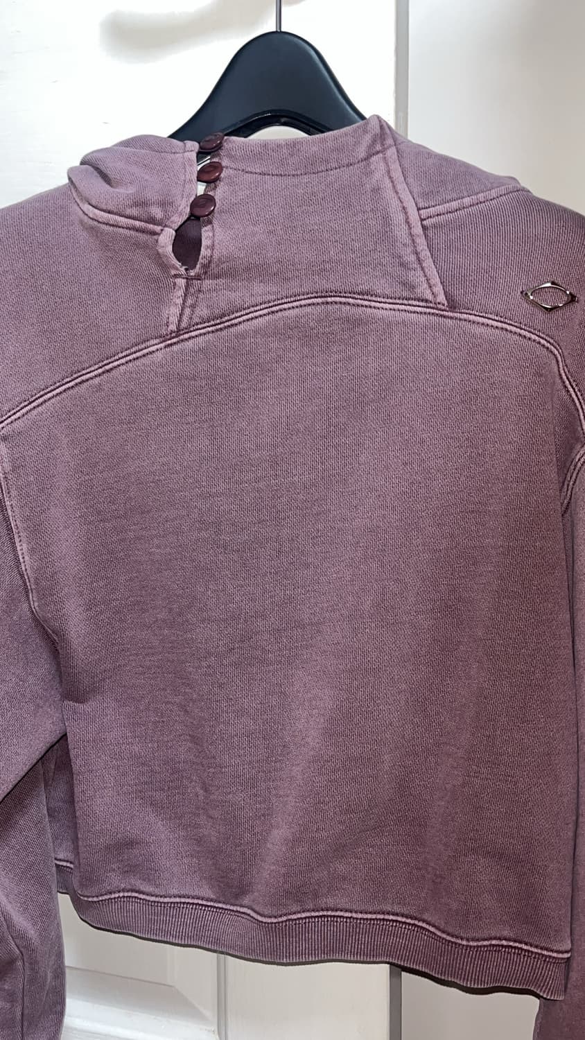 미스치프 사이드 버튼 크롭 후드 M 상품이미지3