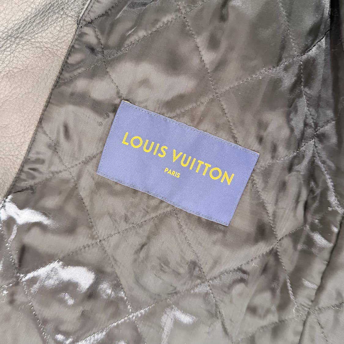 52 / 루이비통 X 니고 크레이지 레더 데님 블루종 자켓 상품이미지7