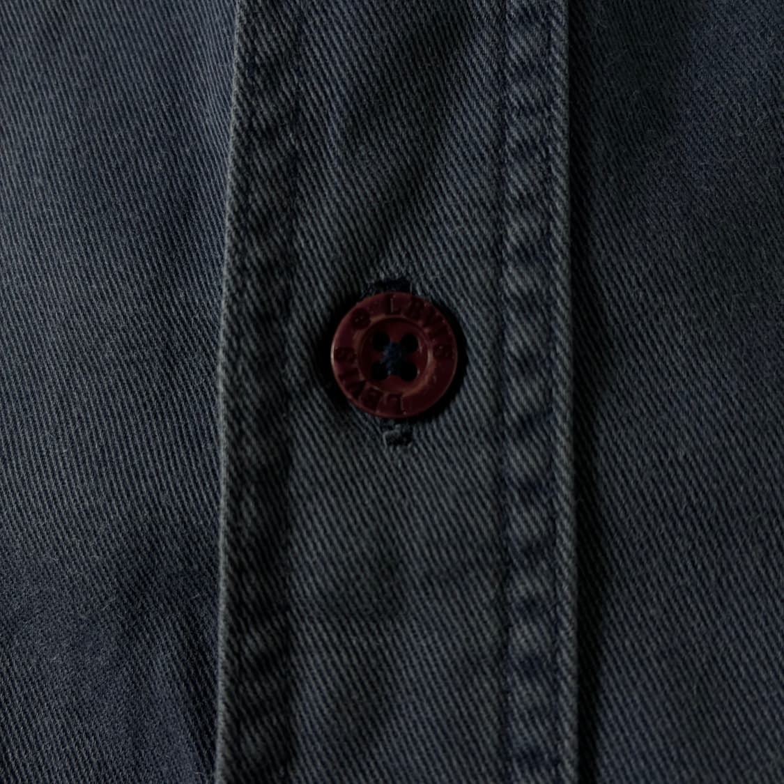 Levi's  리바이스 90,s 레드탭 코튼 네이비 셔츠  상품이미지5