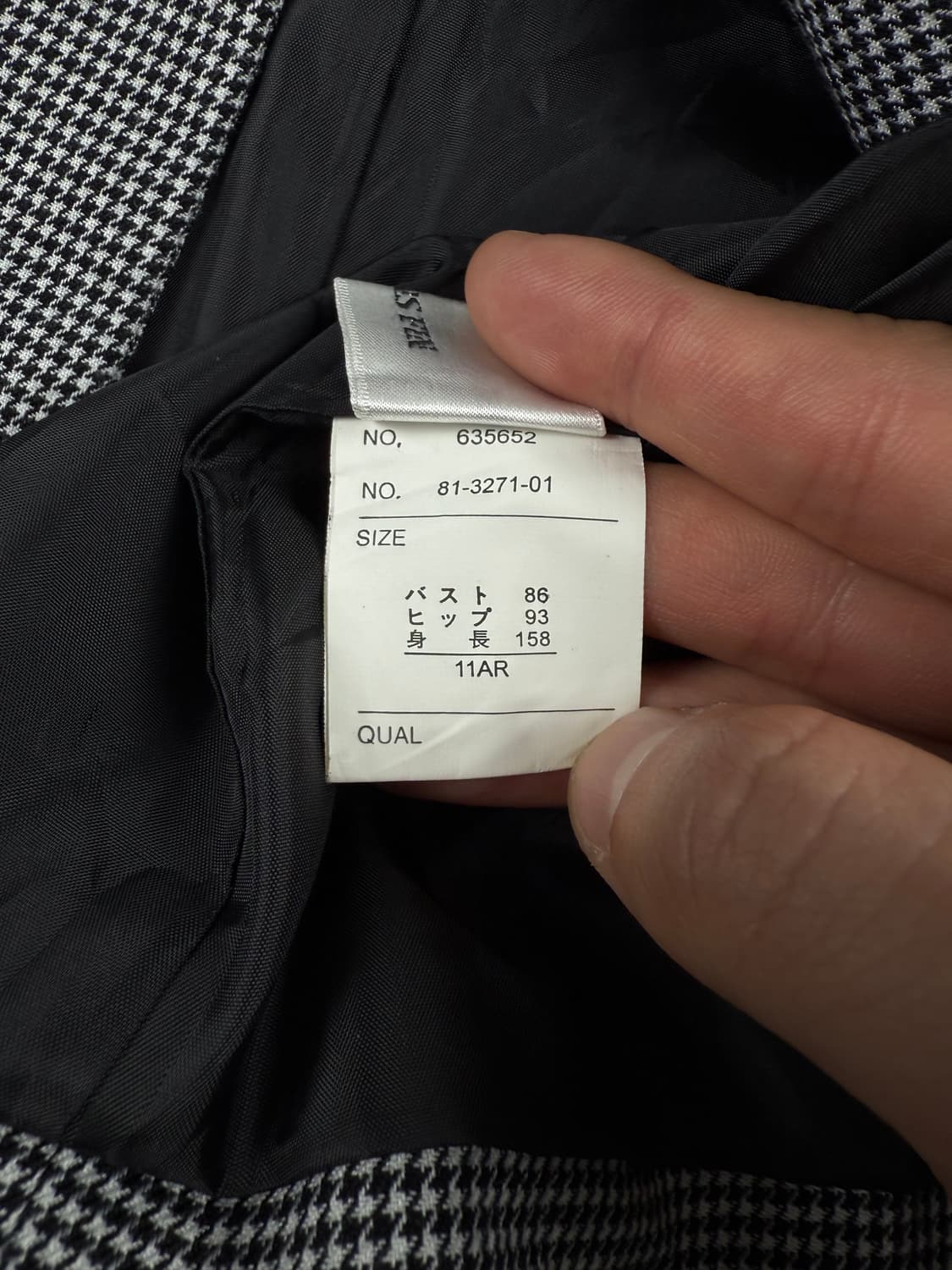 sans fin 버튼 후크 슬릿 자켓 상품이미지7