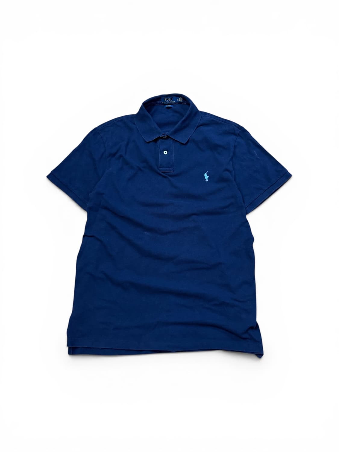 폴로 랄프로렌 네이비 카라 반팔 티셔츠 상품이미지1