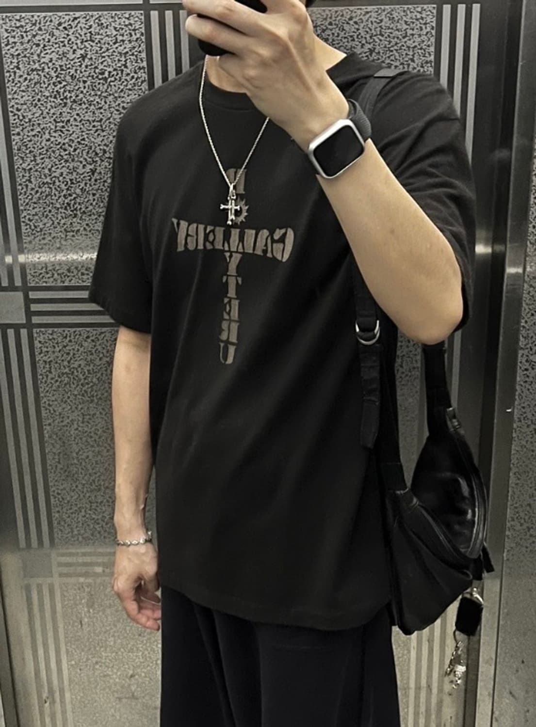 폴리테루 925 체인 001 + 크로스본 + 패더 상품이미지6