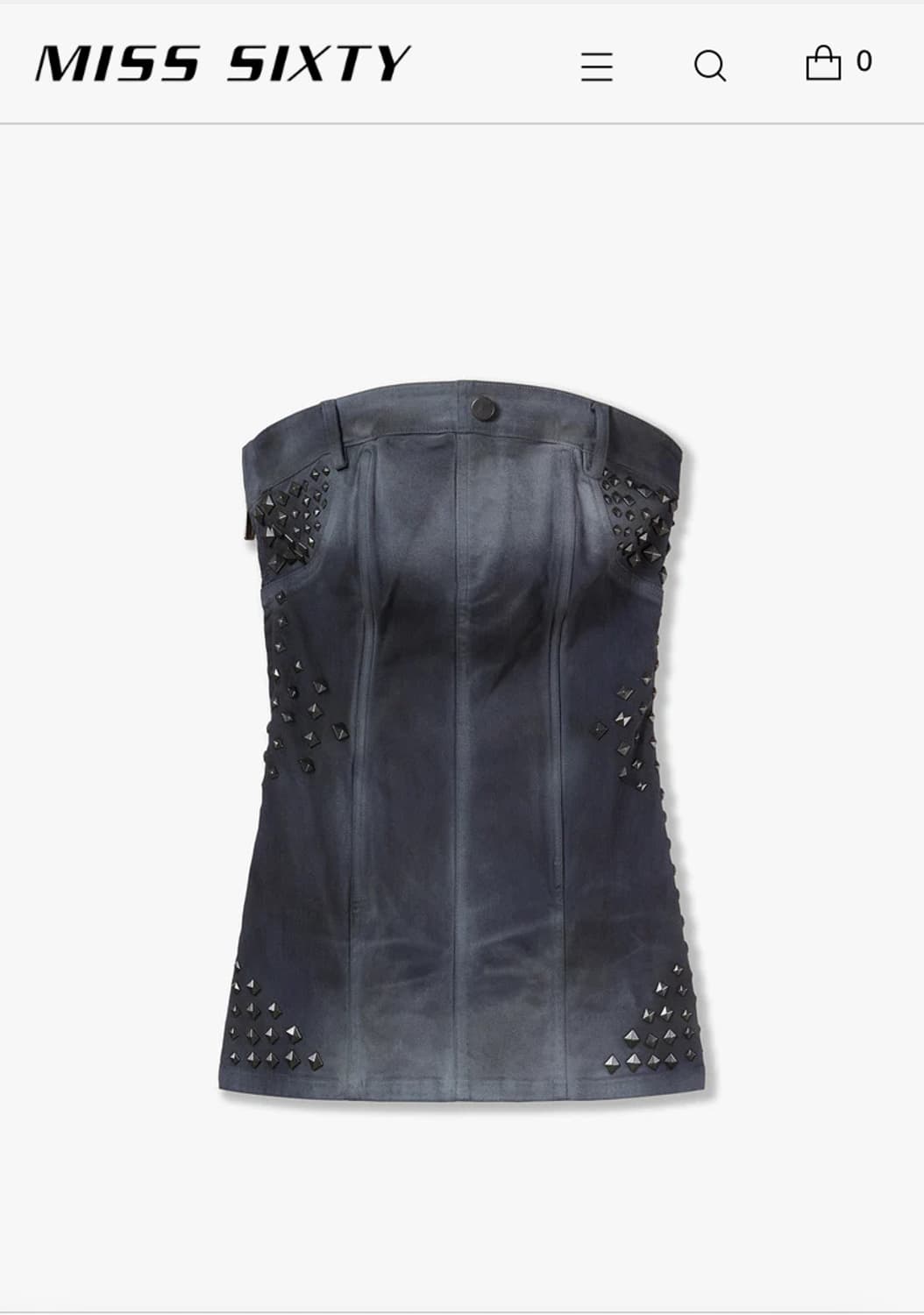 Mowalola x Miss Sixty strapless dress (S 상품이미지1