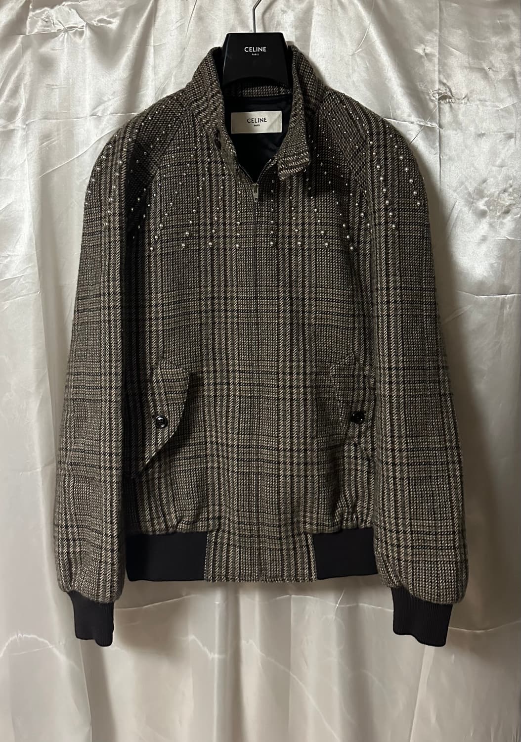 셀린느 AW22 스터드 블루종 상품이미지3