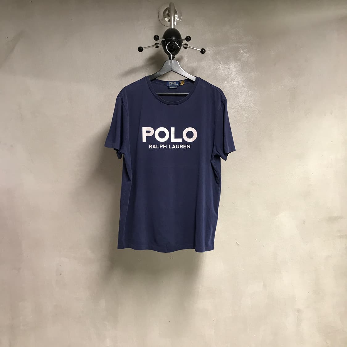 폴로 랄프로렌 QR 반팔 티셔츠 네이비 L 상품이미지1