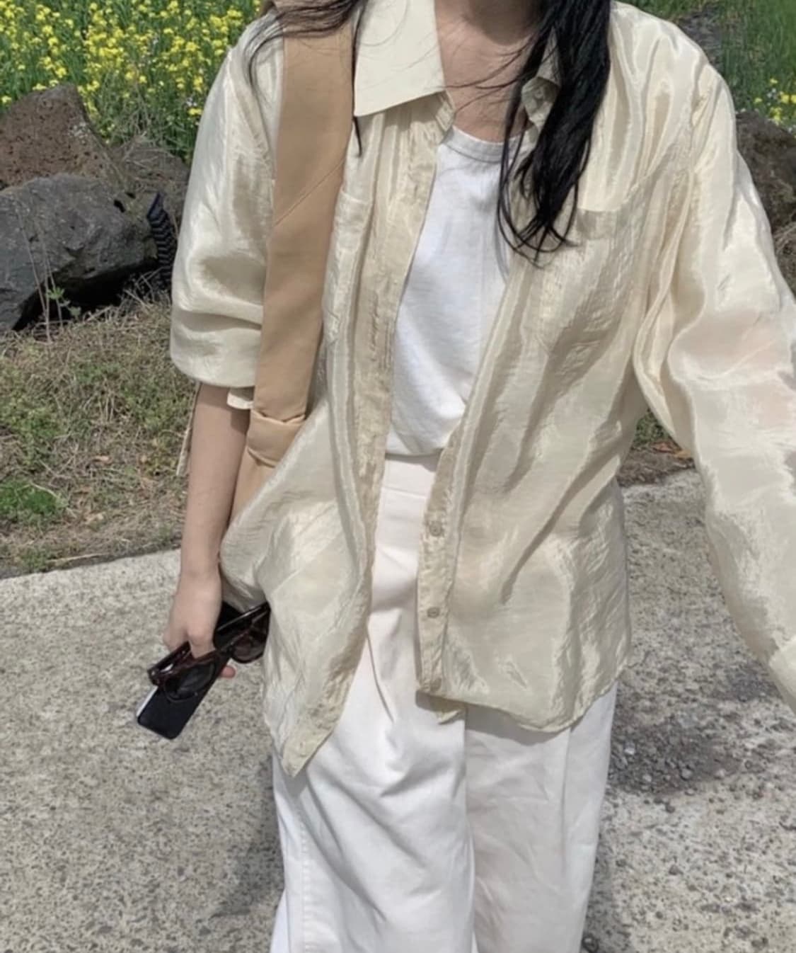 게드 GED 썸머 셔츠 버터옐로우 상품이미지4