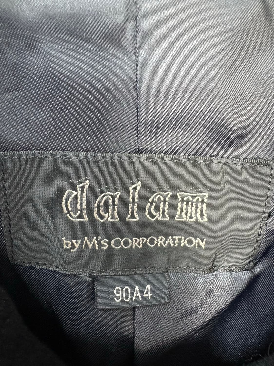 재팬 빈티지 블랙 싱글 코트 A2776 상품이미지6