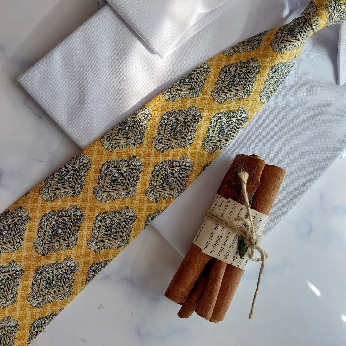 지안프랑코 페레 오너먼트 패턴 넥타이 9.6cm S~A+등급 K2475 상품이미지6