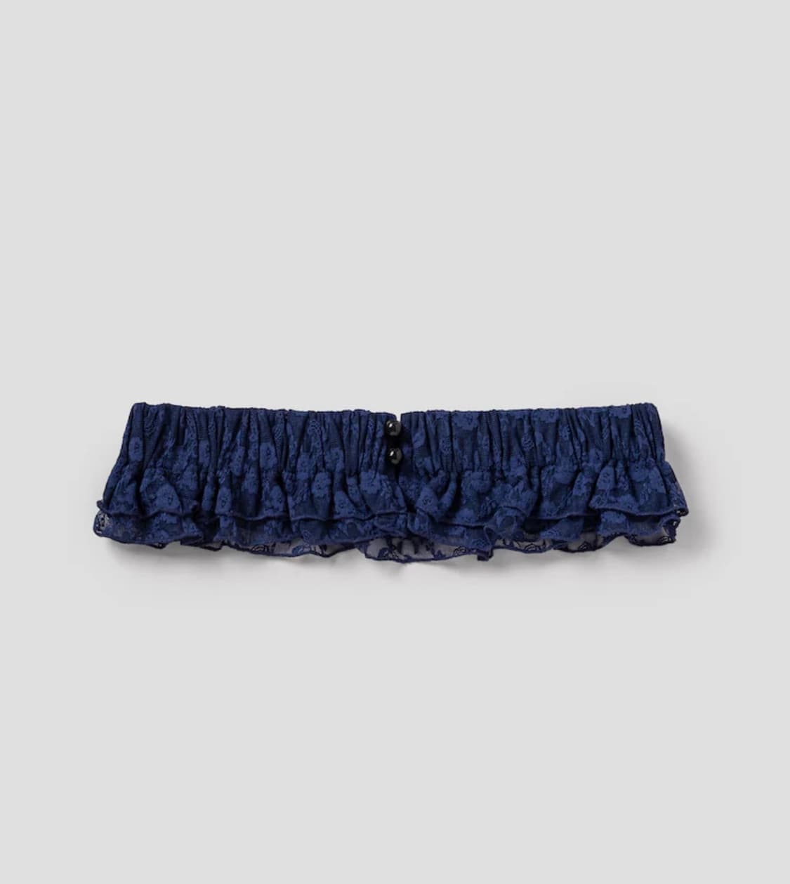 Layered Lace Belt - Navy 상품이미지1