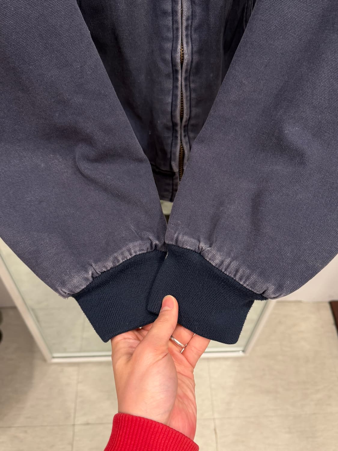 Corner Stone 빈티지 덕 액티브 페이딩 후드 워크 자켓 상품이미지4