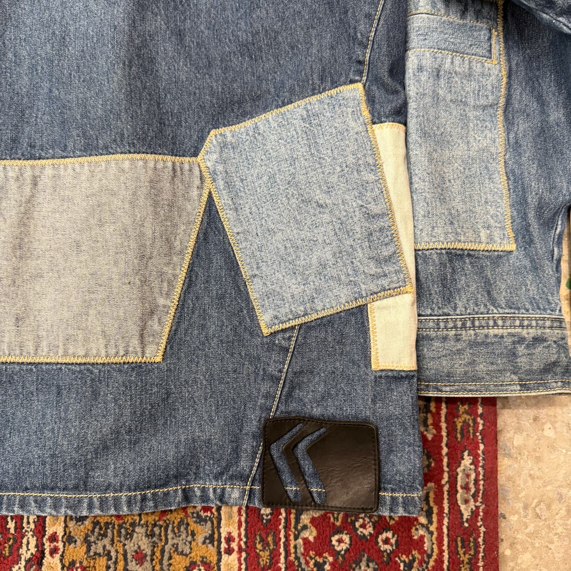 칼 카니 패치워크 데님 셔츠 자켓 [ 105 ] 상품이미지8