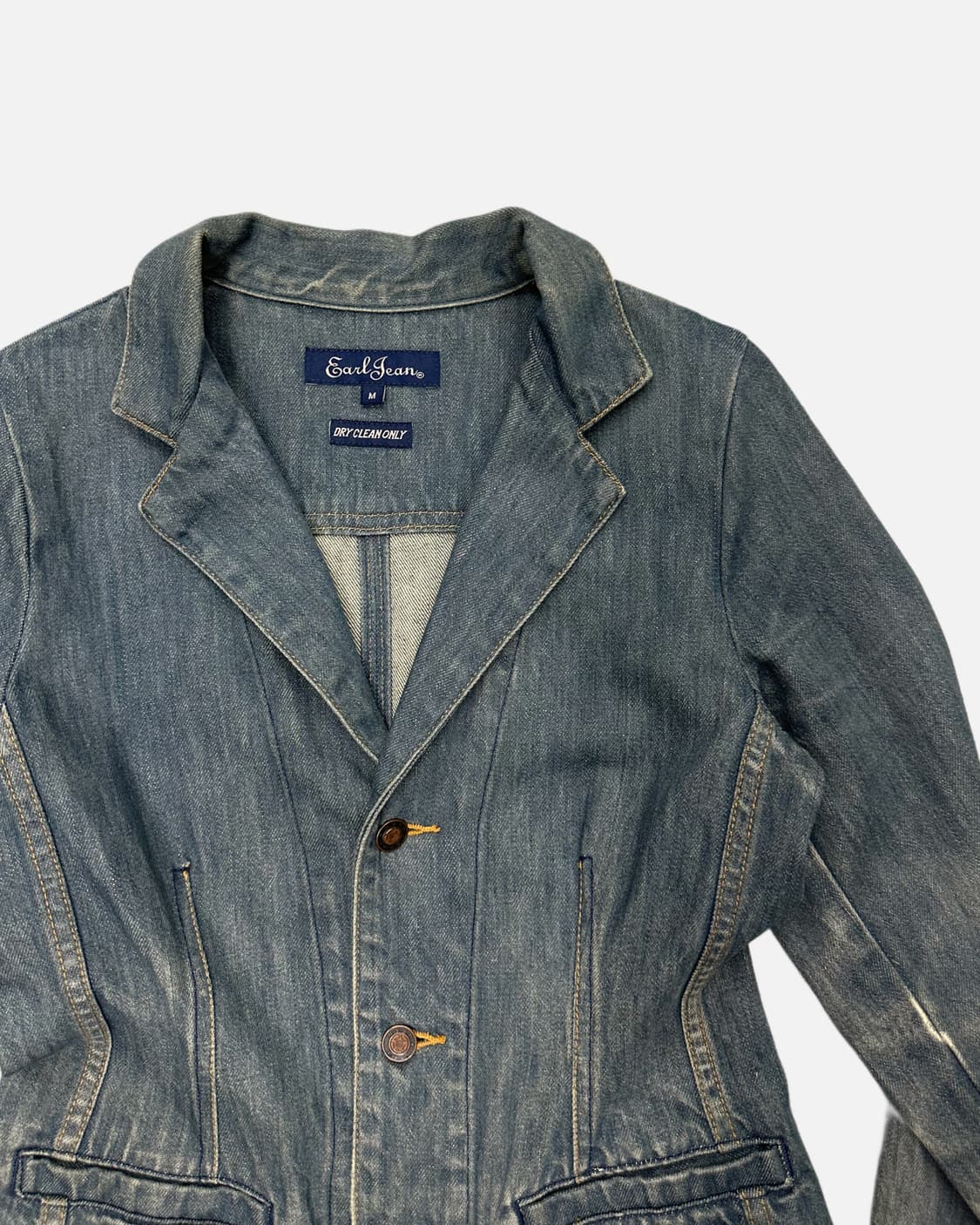 EARL JEAN fade denim blazer 상품이미지3