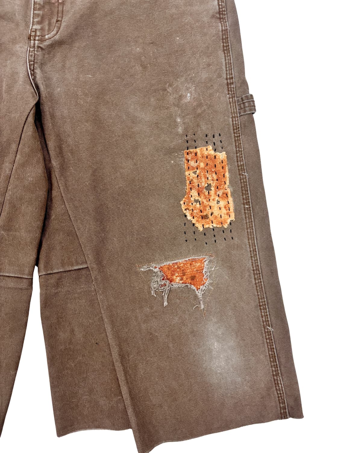 Vtg Dickies Sashiko Distressed 버뮤다 상품이미지4