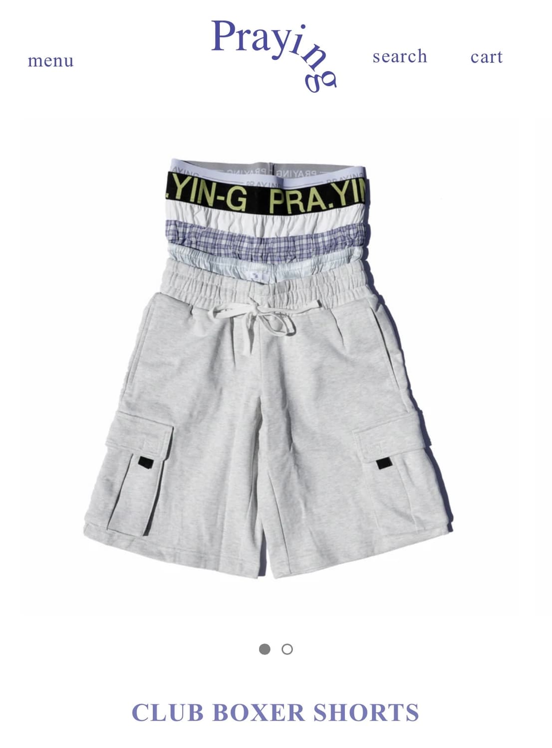 Praying Club Boxer Shorts 상품이미지1