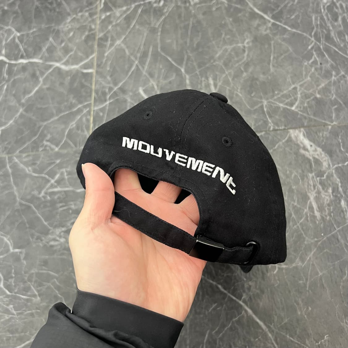 준지 로고 볼캡 블랙 상품이미지4