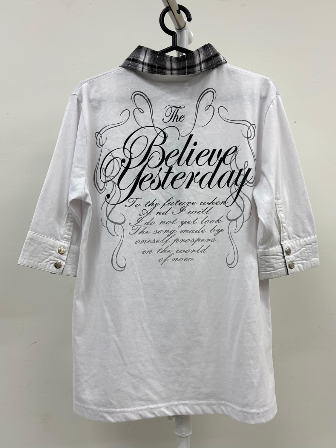 빈티지 락시크 펑크 y2k 화이트 반팔 상품이미지7