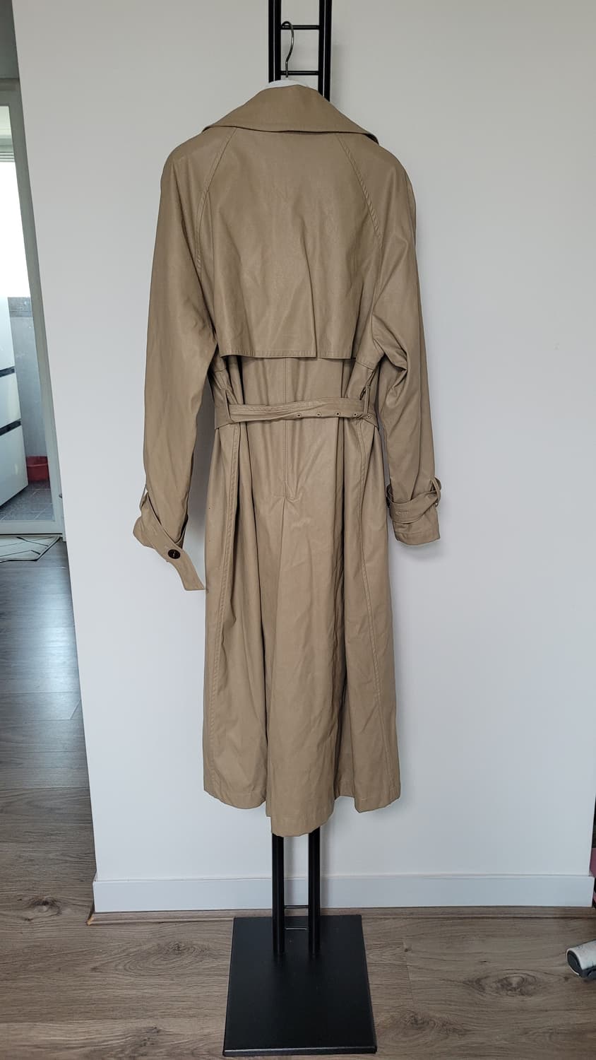 플라스틱아일랜드  레더형  트랜치자켓-S사이즈 상품이미지5