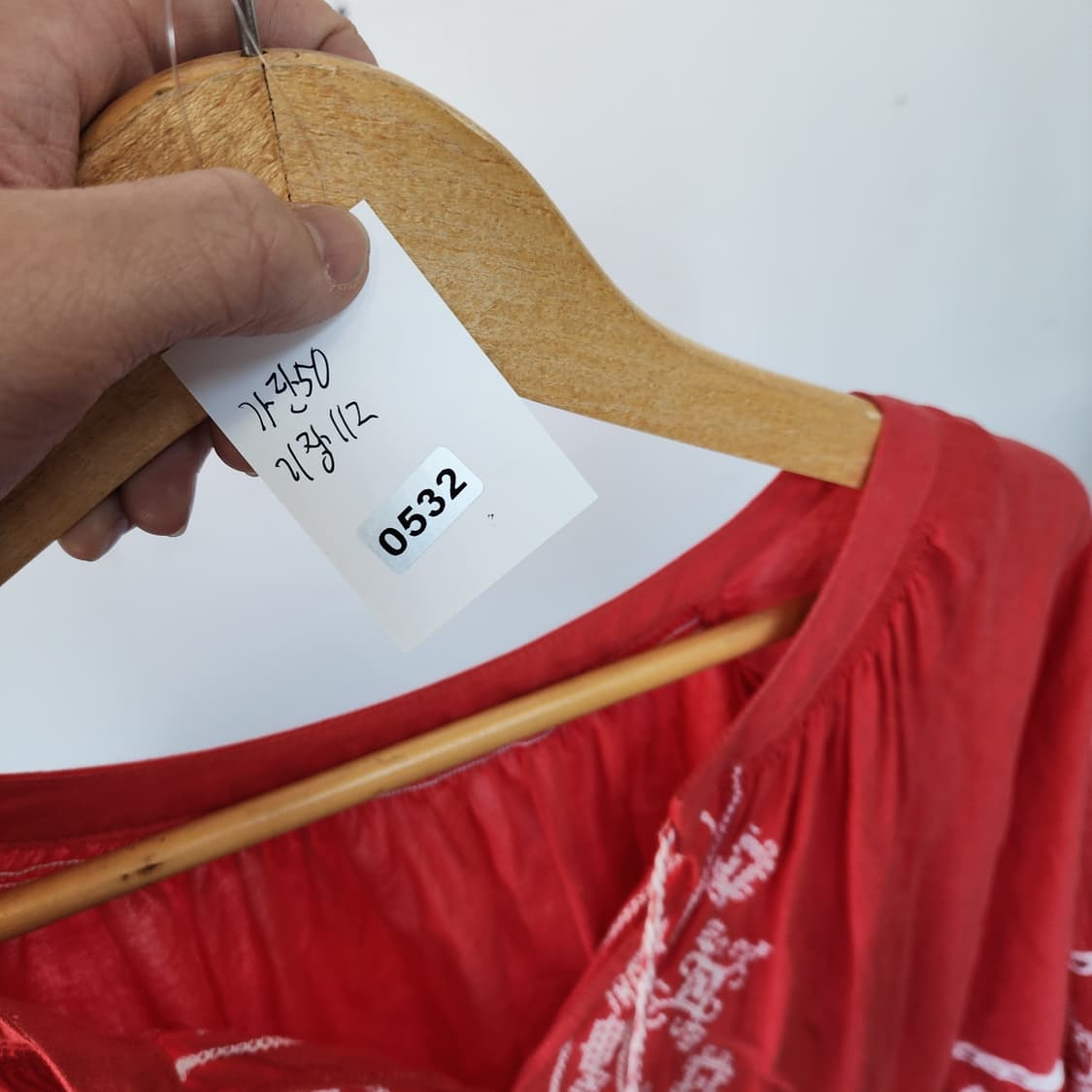 zooc 레드 에스닉 자수 롱 원피스 상품이미지9