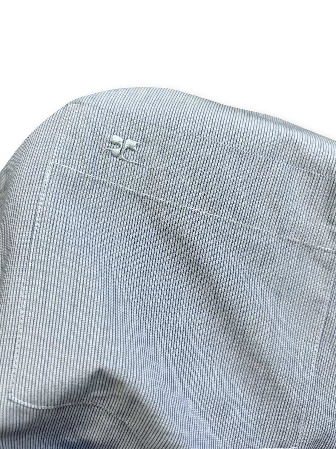 꾸레쥬 로고 셔츠 상품이미지4