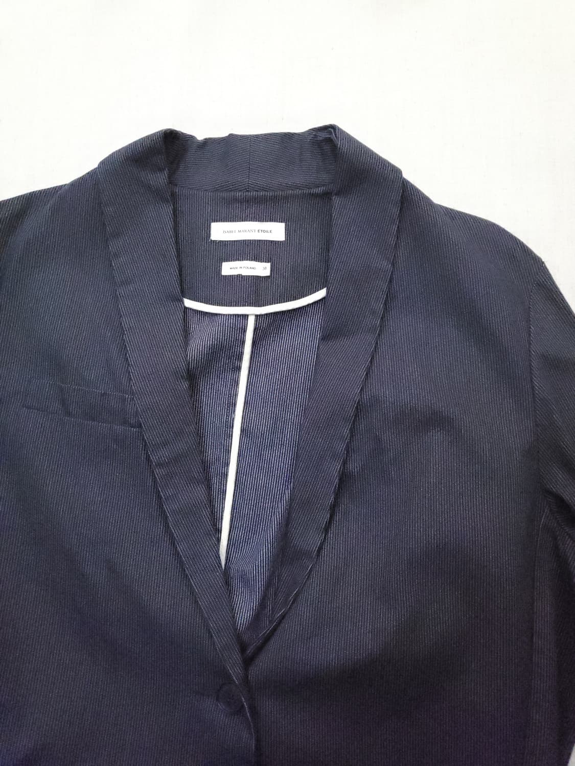 ISABEL MARANT ETOILE 블랙 스트라이프 숏 자켓 L 상품이미지2