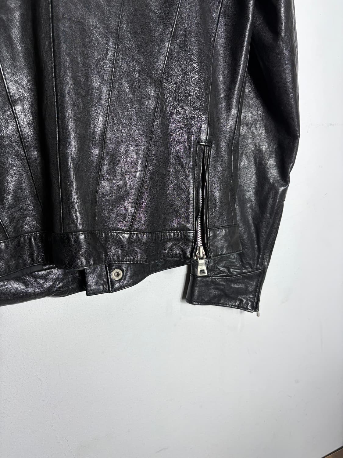 가죽 라이더 자켓 상품이미지5