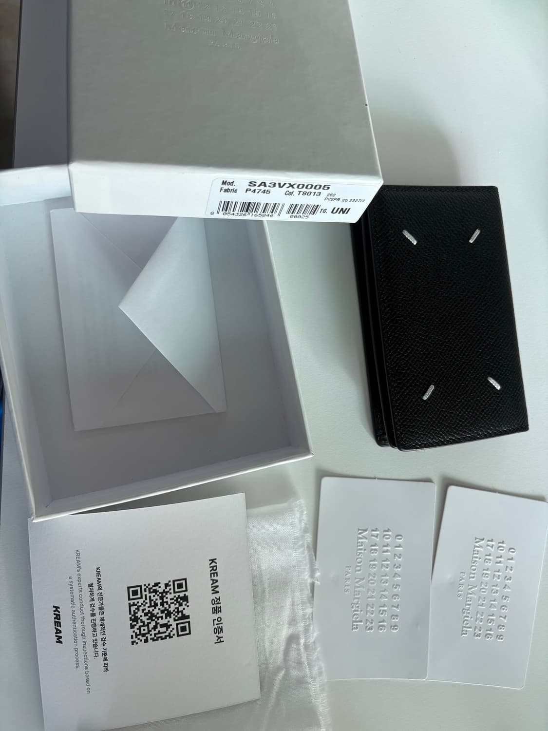 메종 마르지엘라 레더 카드 홀더 블랙 상품이미지8