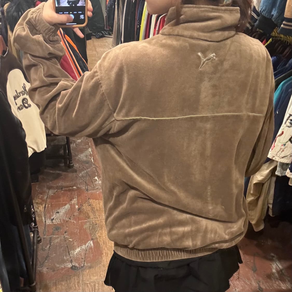 [Hi] 푸마 브라운 벨벳 져지 상품이미지5