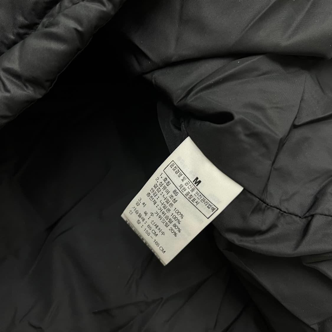 노스페이스 블랙 경량 패딩 85 ( 여성용 ) 상품이미지6