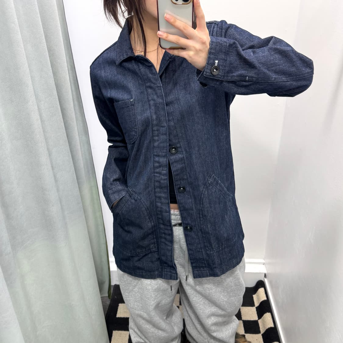 데님 하프자켓 상품이미지1