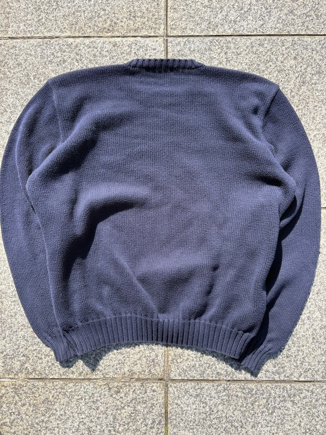 90s 폴로 니트 네이비 상품이미지6