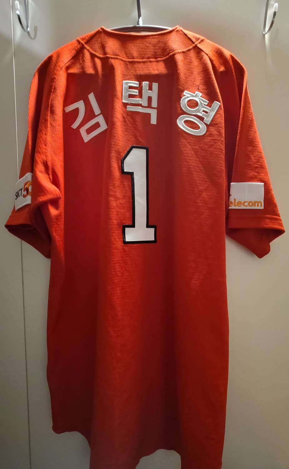 (실착 지급용) 다이나핏 카멜레온 SK와이번스 랜더스 원정 레드 유니폼 상품이미지2