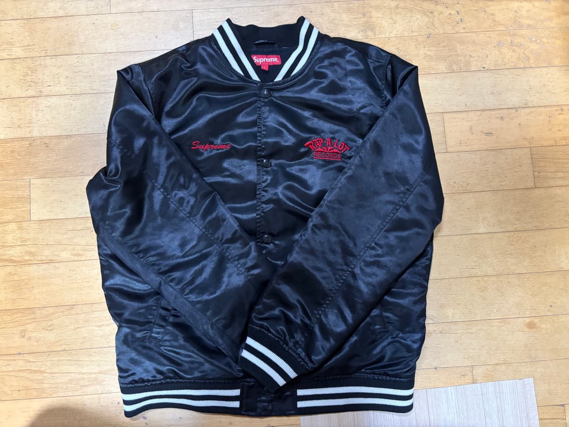 슈프림 x rap a lot records 콜라보 바시티 자켓  상품이미지2