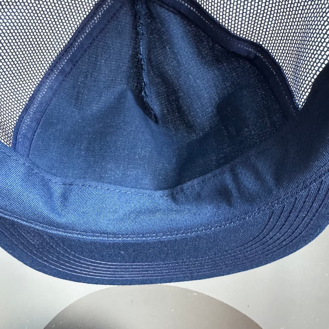 USA 빈티지 모자 볼캡 vintage cap 트러커 메쉬 네이비 상품이미지4