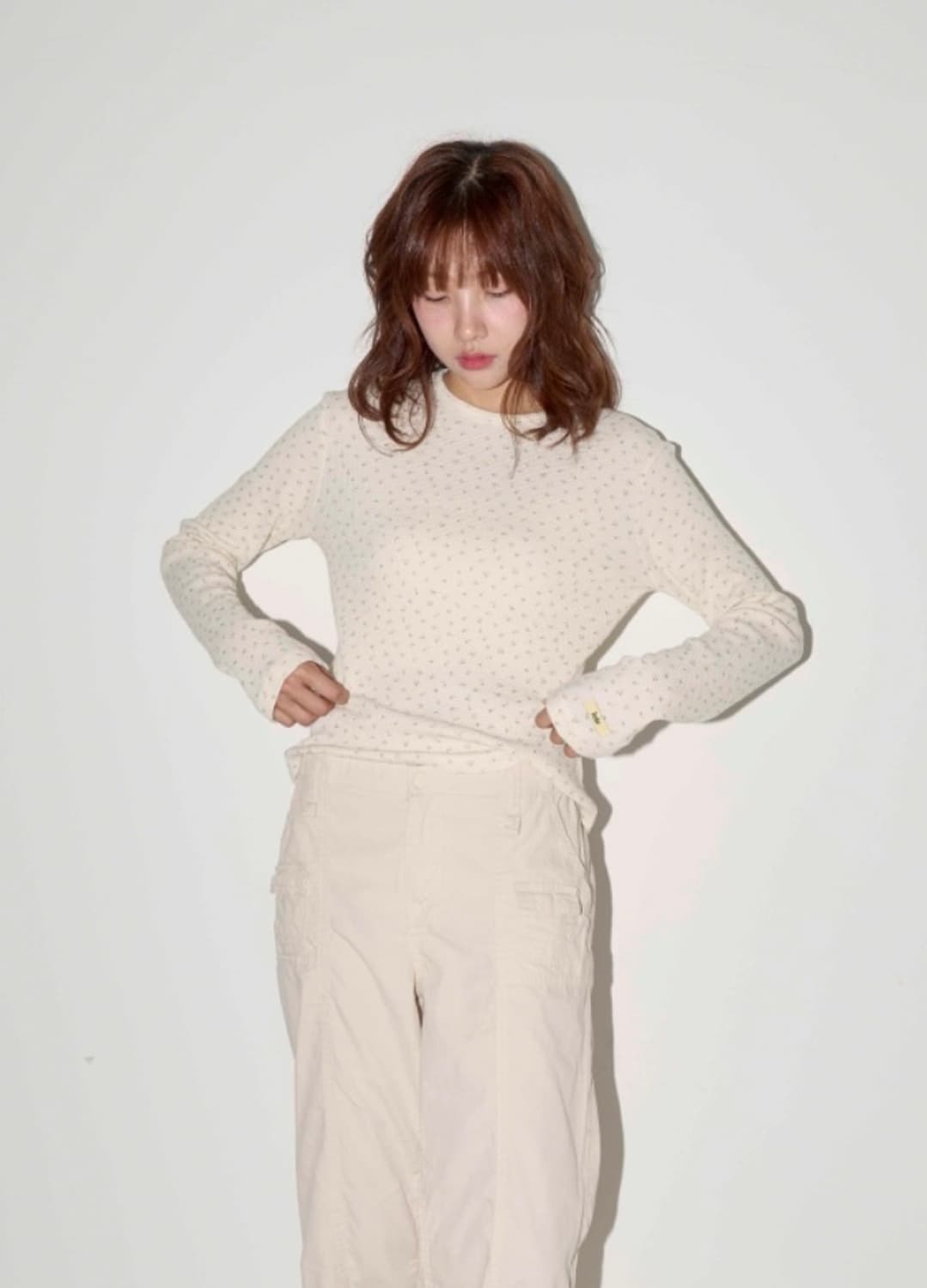 디어시스 롱슬리브 티 FLORAL PRINTED LONG SLEEVE 상품이미지2