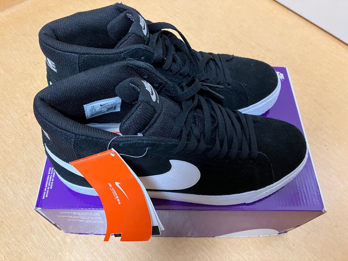 나이키 SB 줌 블레이저 미드 블랙 화이트 280 상품이미지1