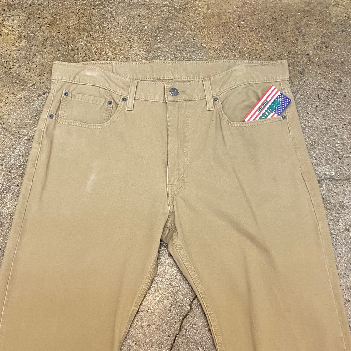 빈티지 리바이스 502 베이지진 청바지 상품이미지2