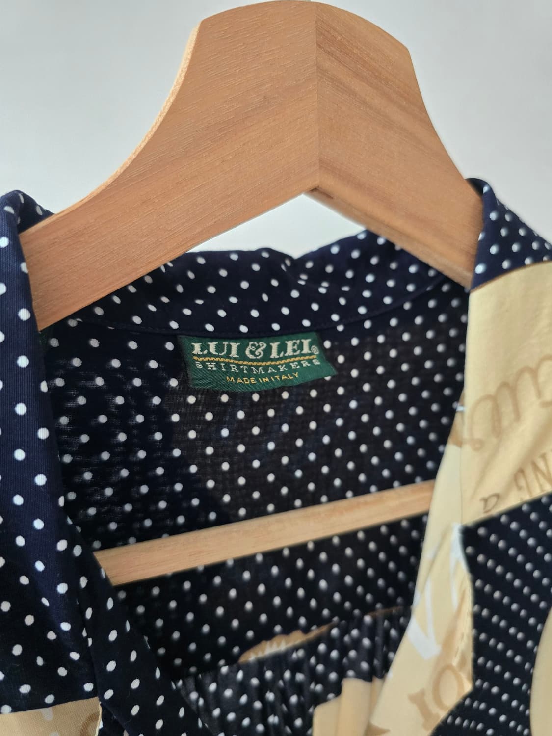 ​[MADE IN ITALY] 이탈리아 빈티지 도트 오픈칼라 셔츠 상품이미지2