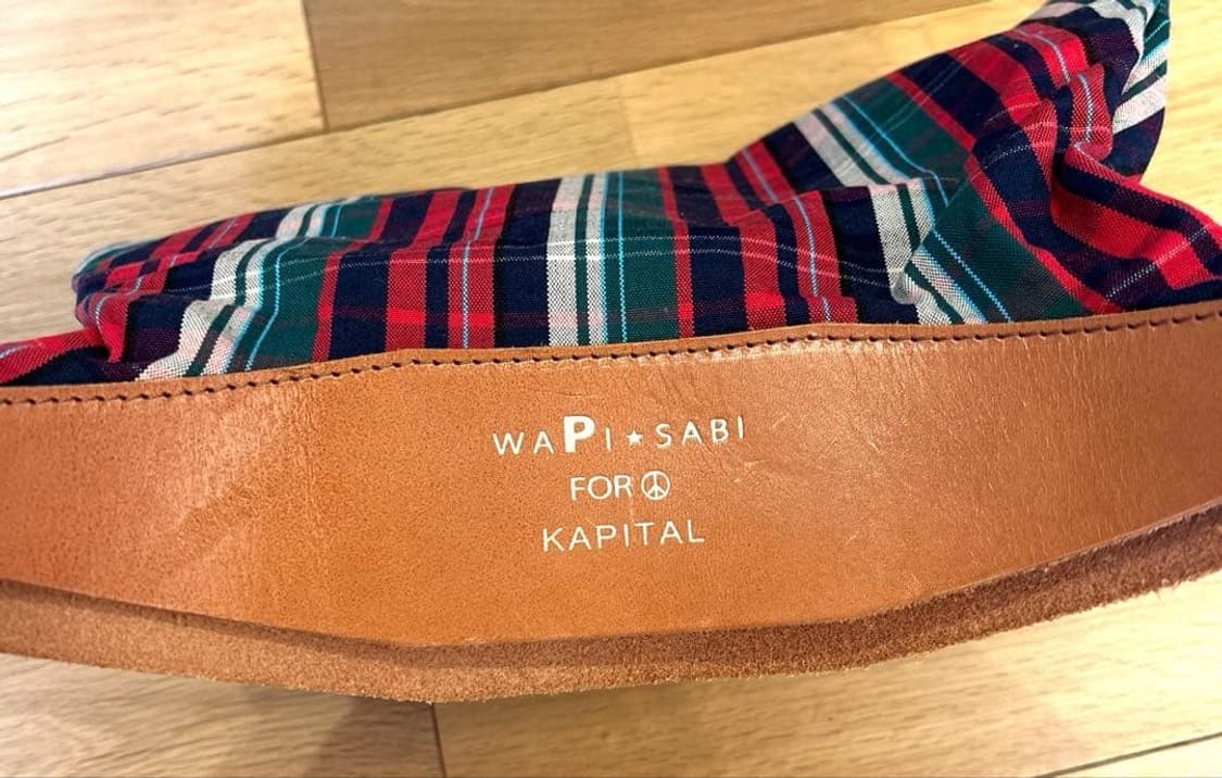 Kapital 캐피탈 펠리컨 레드 체크 숄더백 상품이미지6