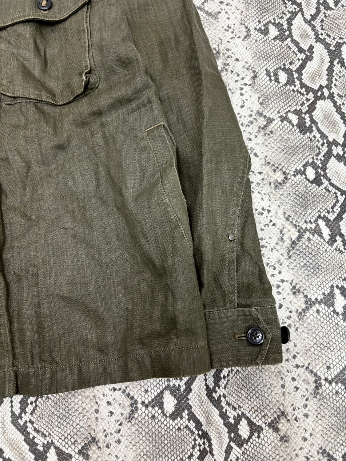 “Vintage” Grunge&Minimal Mood Khaki Jack 상품이미지4