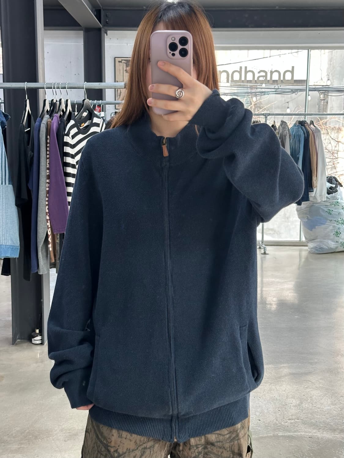 폴로랄프로렌 포니 피마코튼 니트집업 상품이미지3