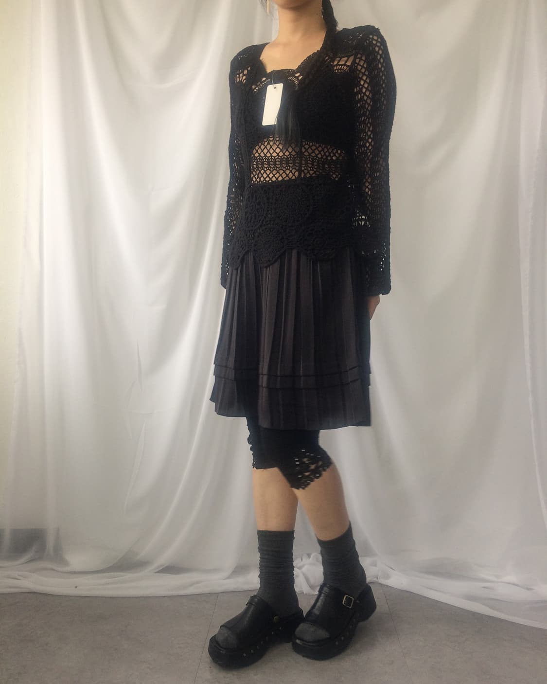Pleats midi skirt 상품이미지4