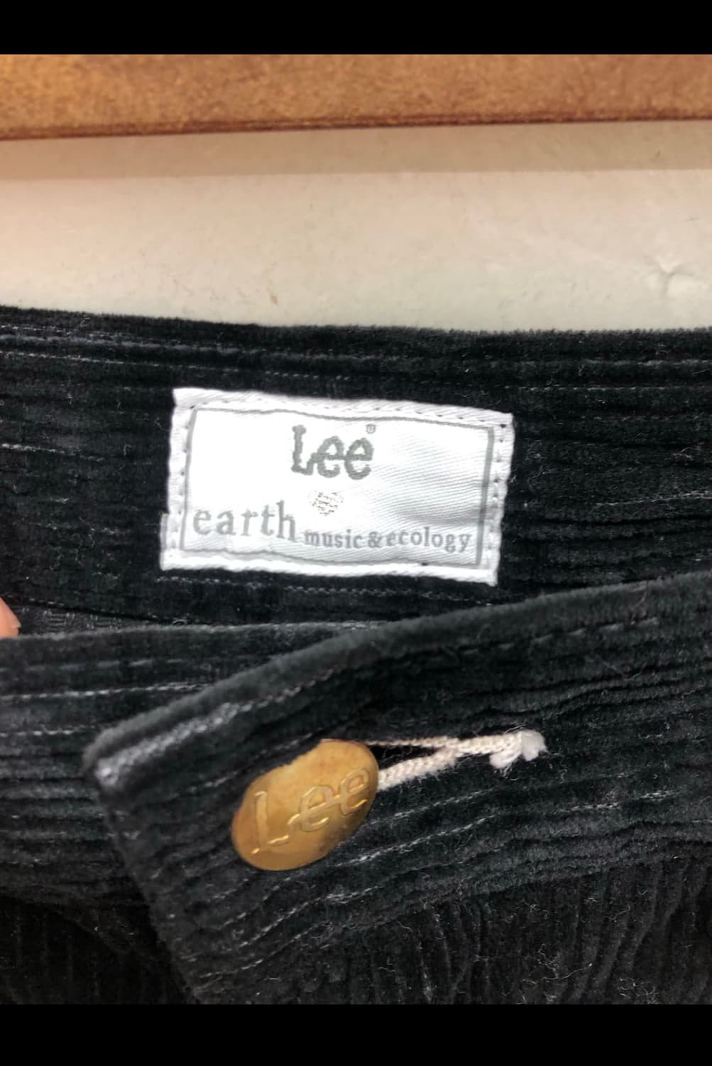 Lee 코듀로이 팬츠 블랙 상품이미지3