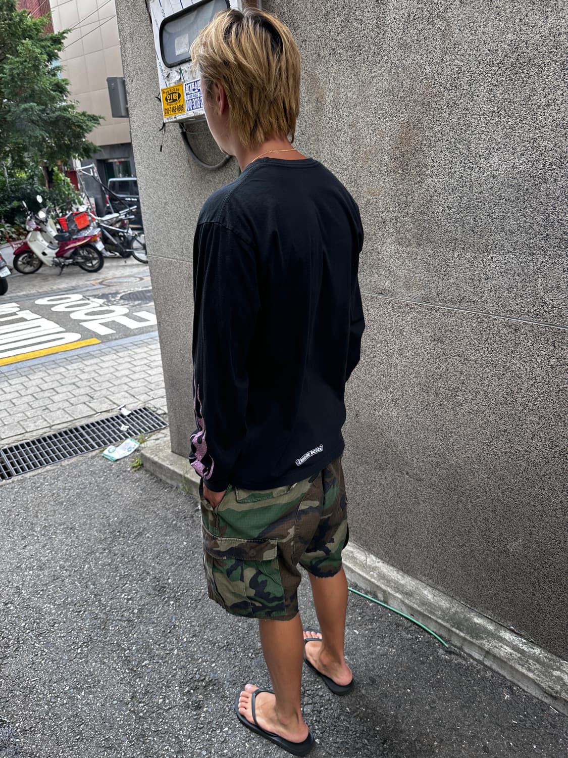 vintage chrome hearts flame LS(hold) 상품이미지9