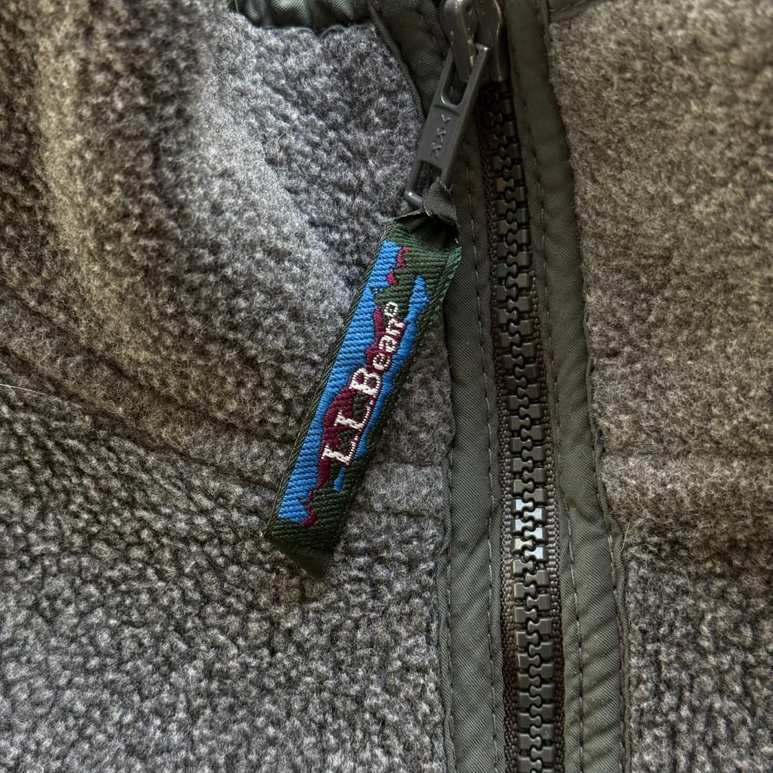 90s LL Bean 플리스 집업 그레이 상품이미지6