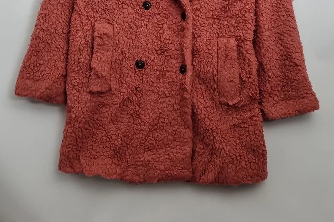 자라 우먼 테디 더블 코트 상품이미지4