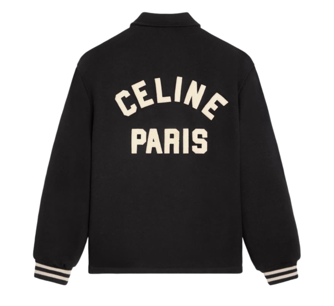 셀린 울 테디 베이스볼 자켓 52사이즈 상품이미지3