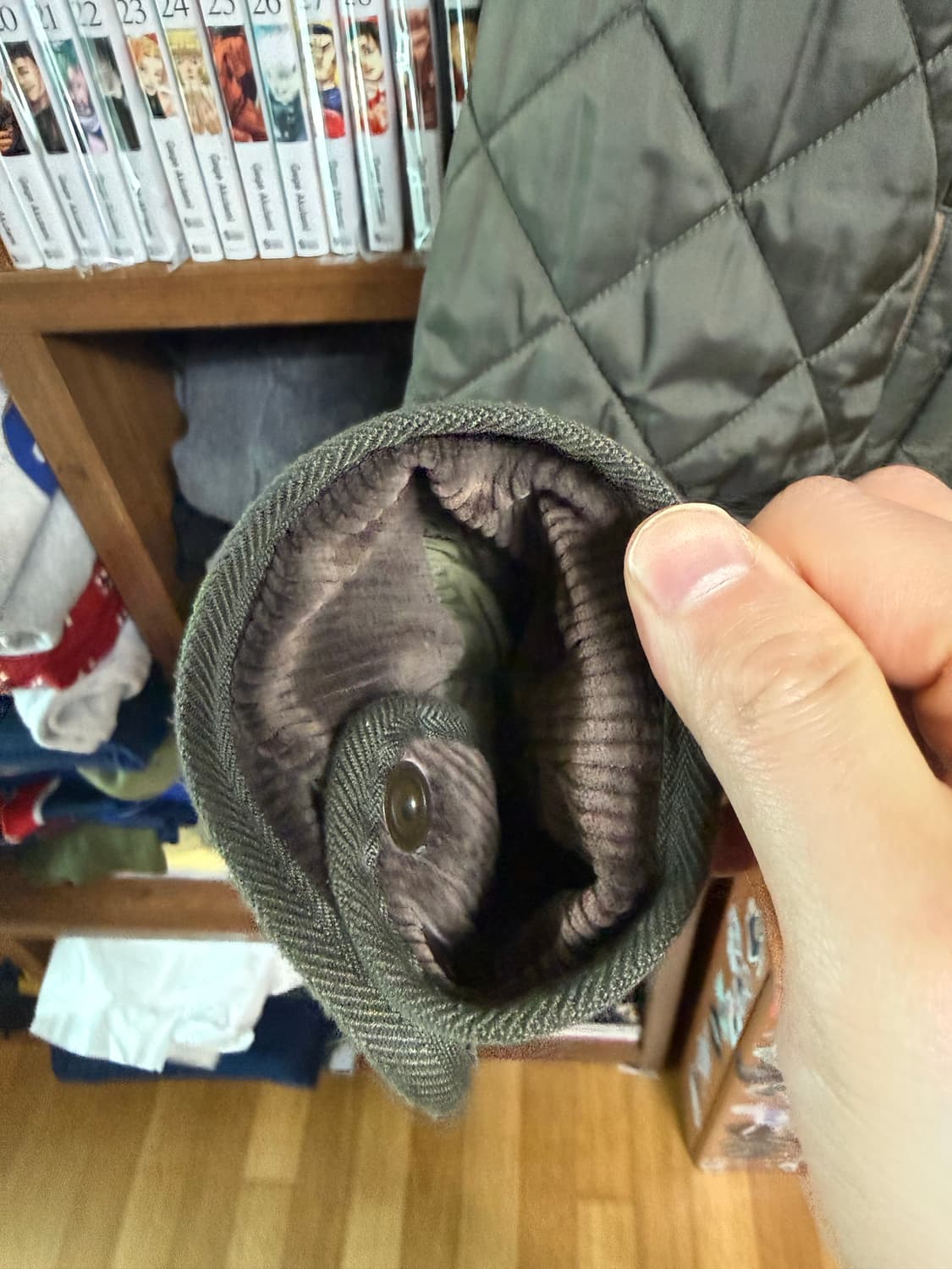 M 폴로 랄프로렌 퀼팅자켓 올리브 카키 상품이미지7